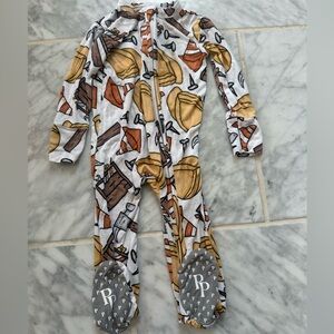 Posh Peanut Construction Time Footie Pajama